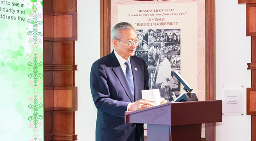  Commemorating the International Day of Non-Violence at New Delhi Hall, SCO secretariat (October, 2023)