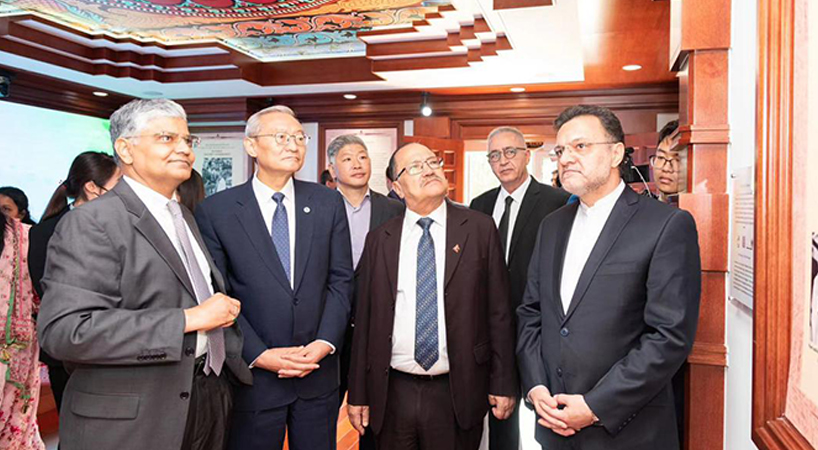  Commemorating the International Day of Non-Violence at New Delhi Hall, SCO secretariat (October, 2023)